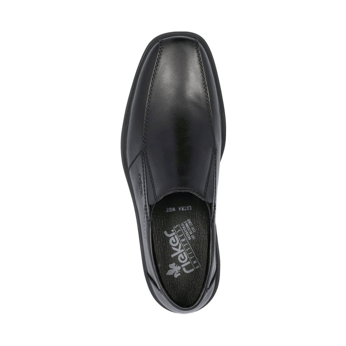 Rieker mens black classic closed formal | Vilbury London