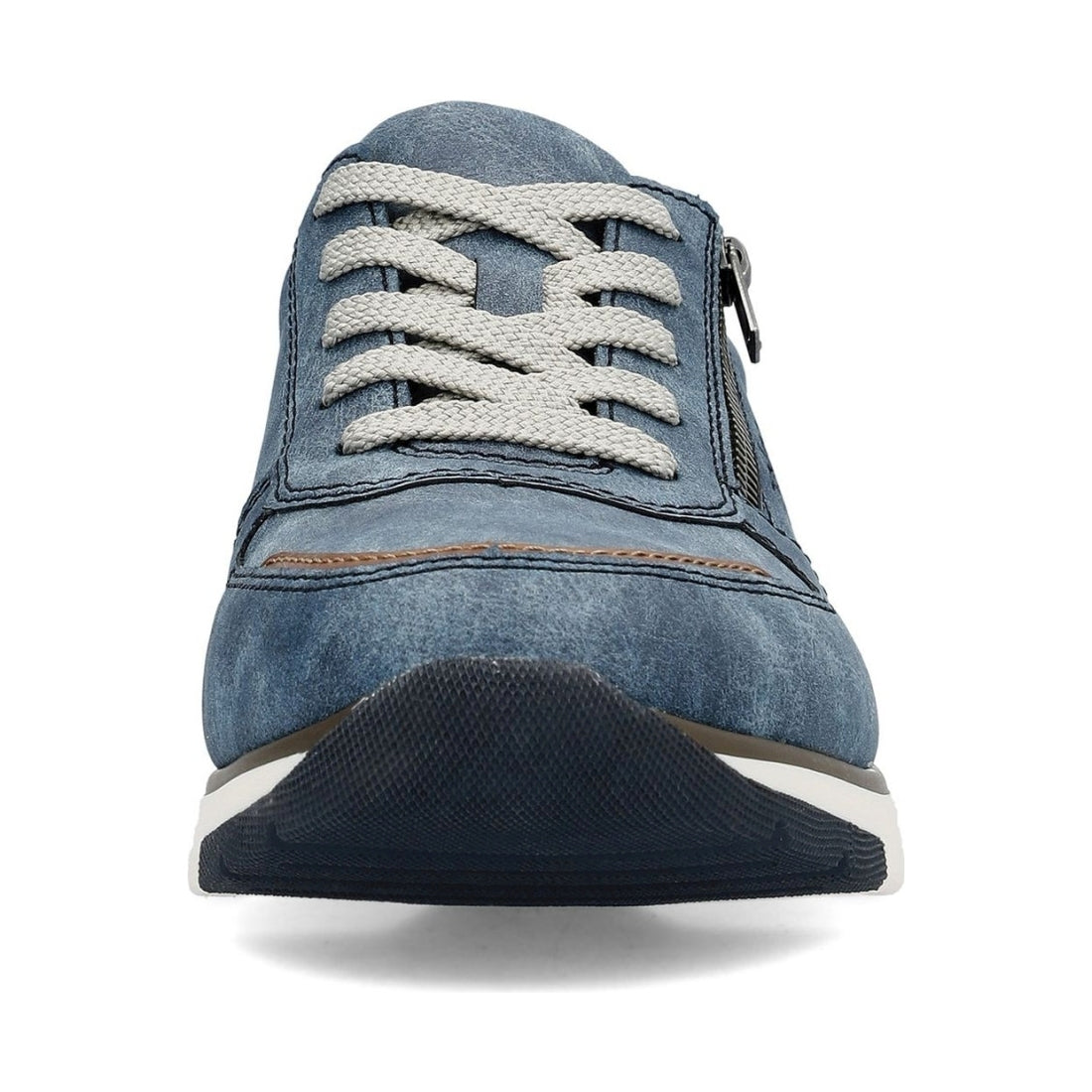 Rieker mens blue leisure trainers | Vilbury London