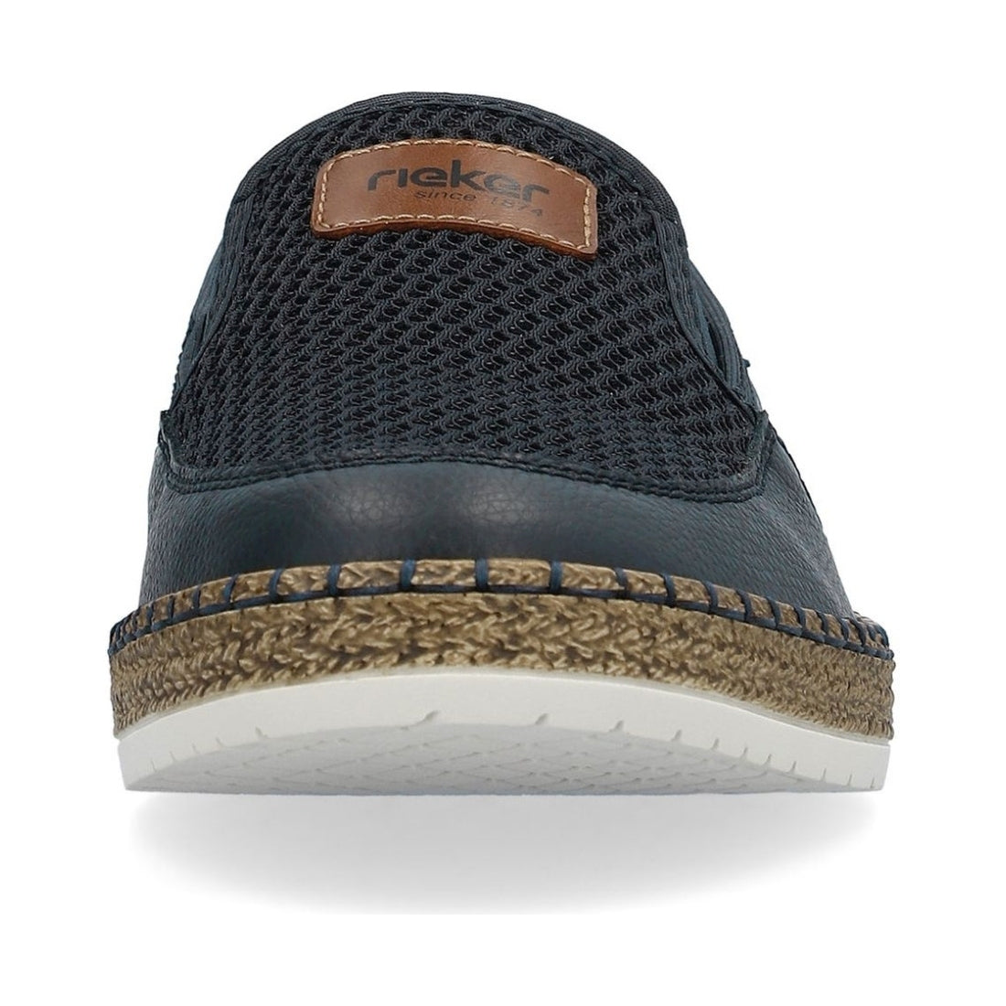 Rieker mens blue leisure trainers | Vilbury London
