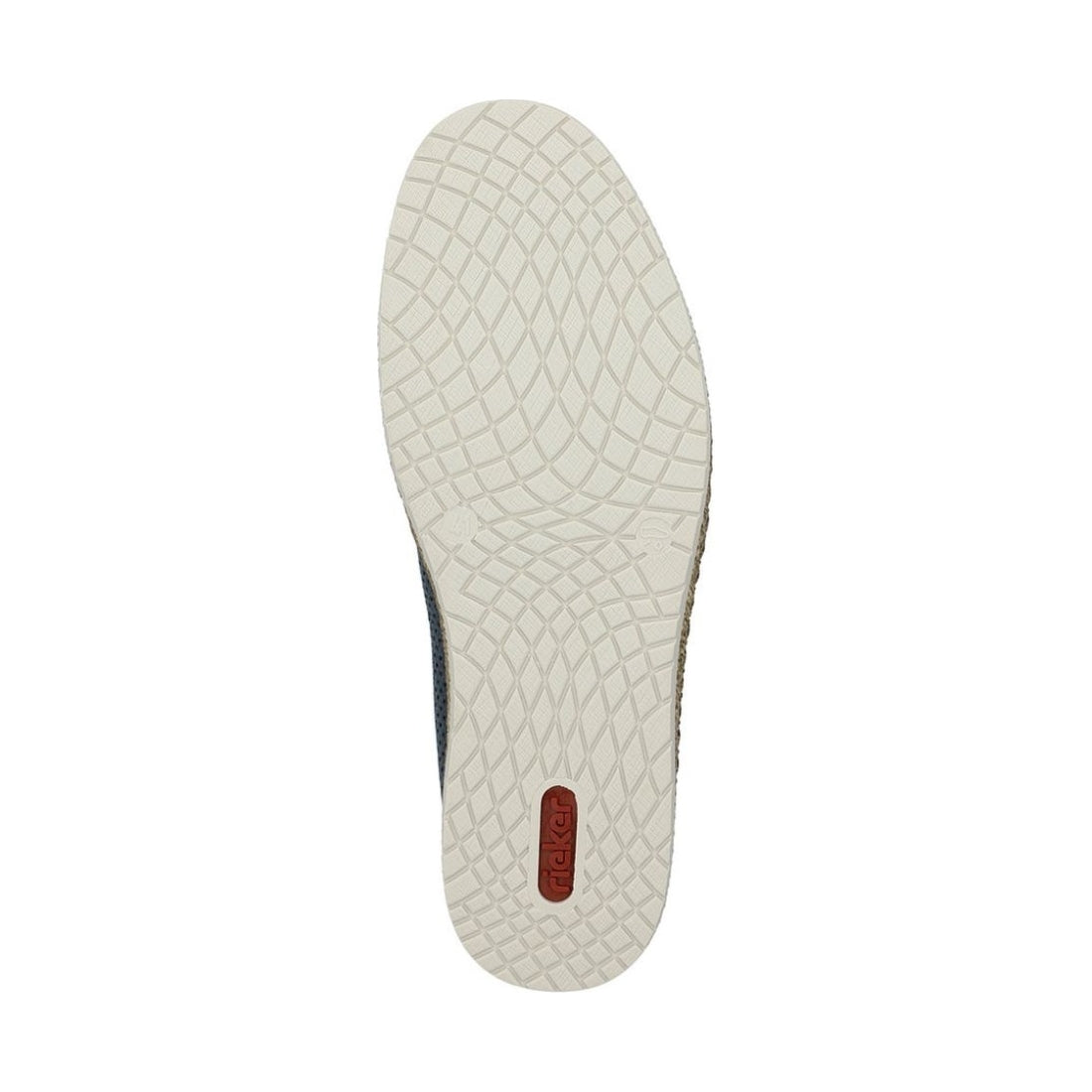 Rieker mens blue leisure trainers | Vilbury London