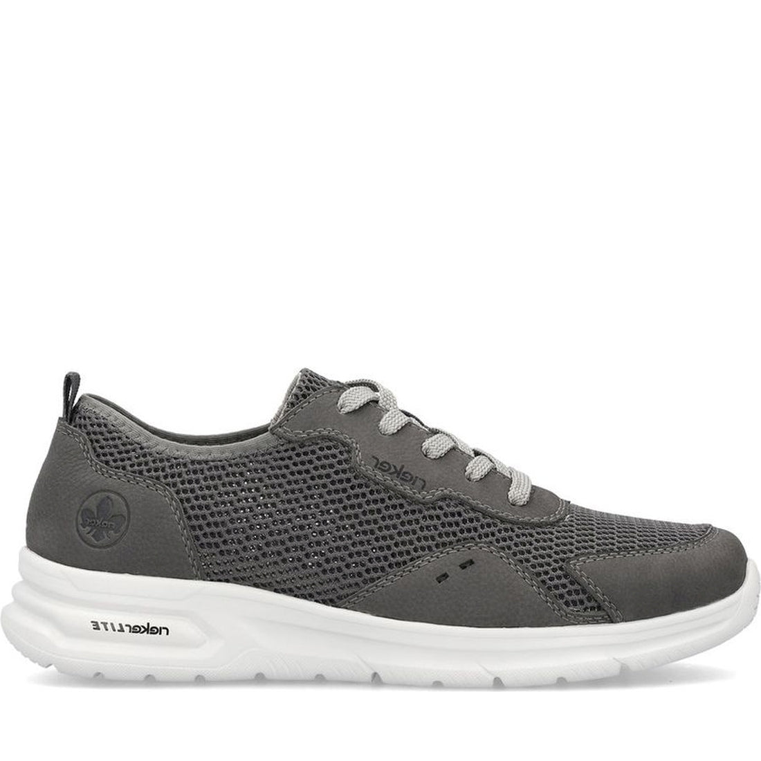 Rieker mens grey leisure trainers | Vilbury London