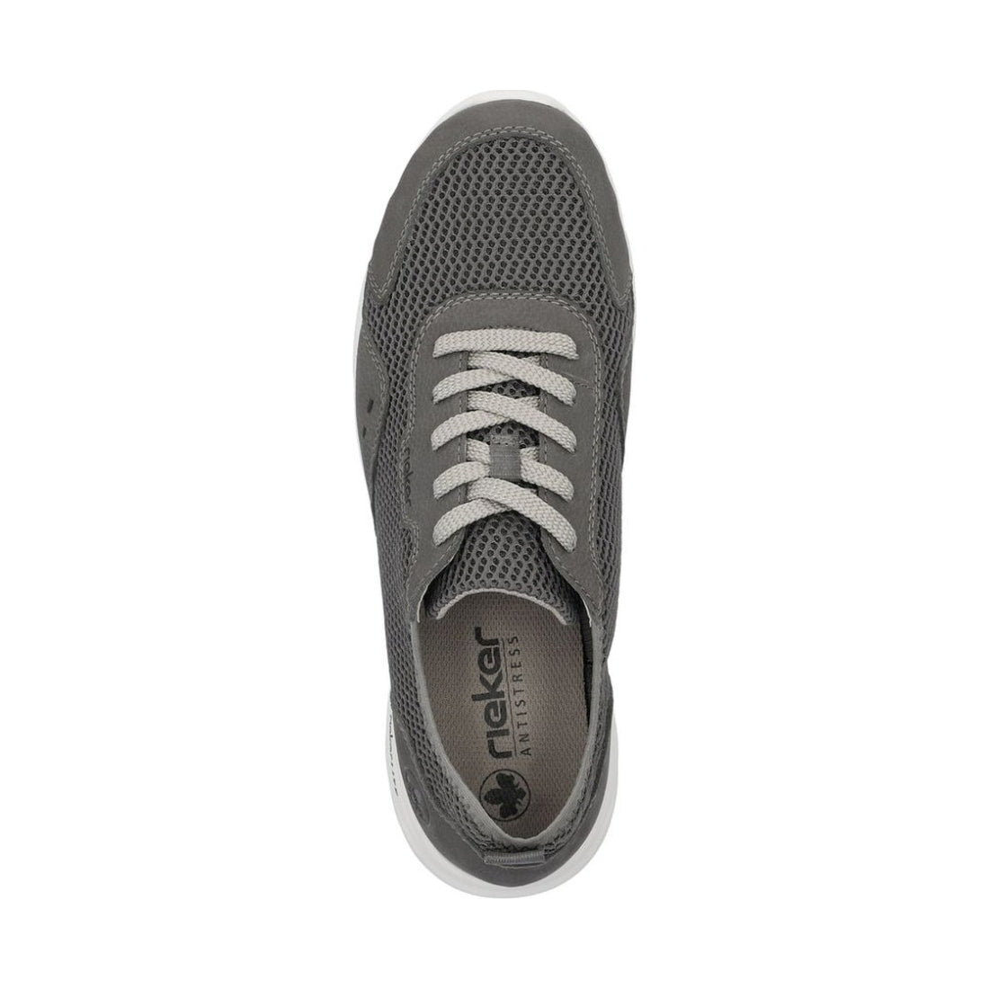 Rieker mens grey leisure trainers | Vilbury London