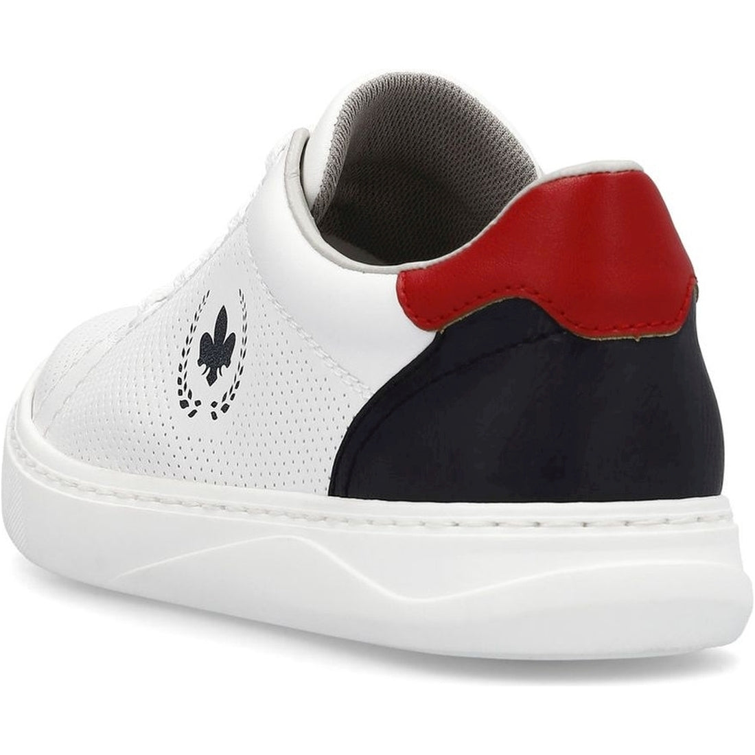 Rieker mens white leisure trainers | Vilbury London