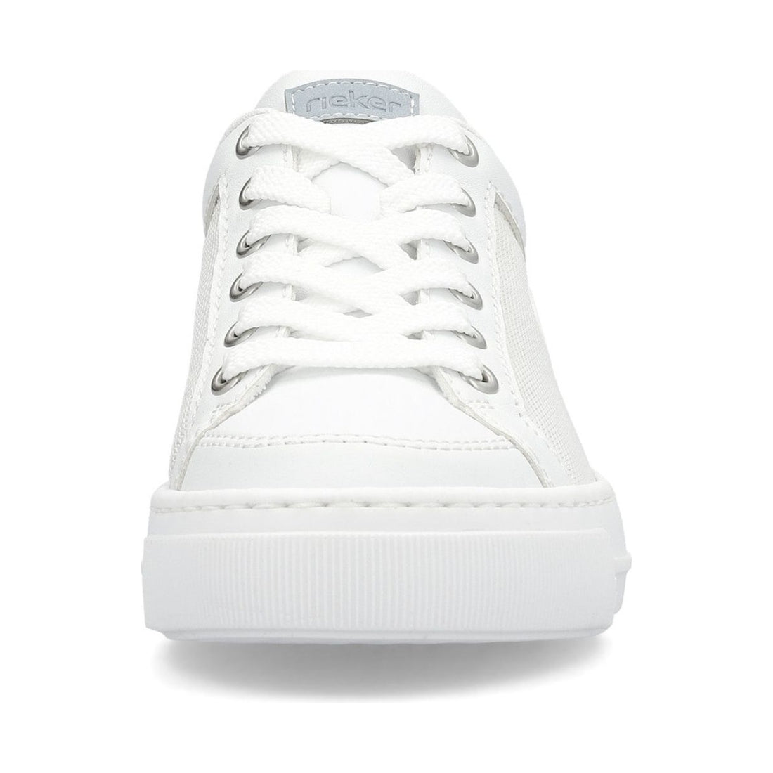 Rieker womens white leisure trainers | Vilbury London