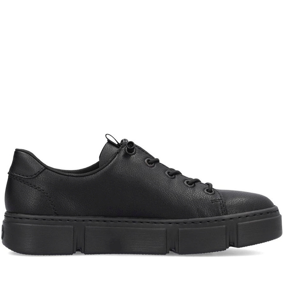 Rieker womens black leisure trainers | Vilbury London