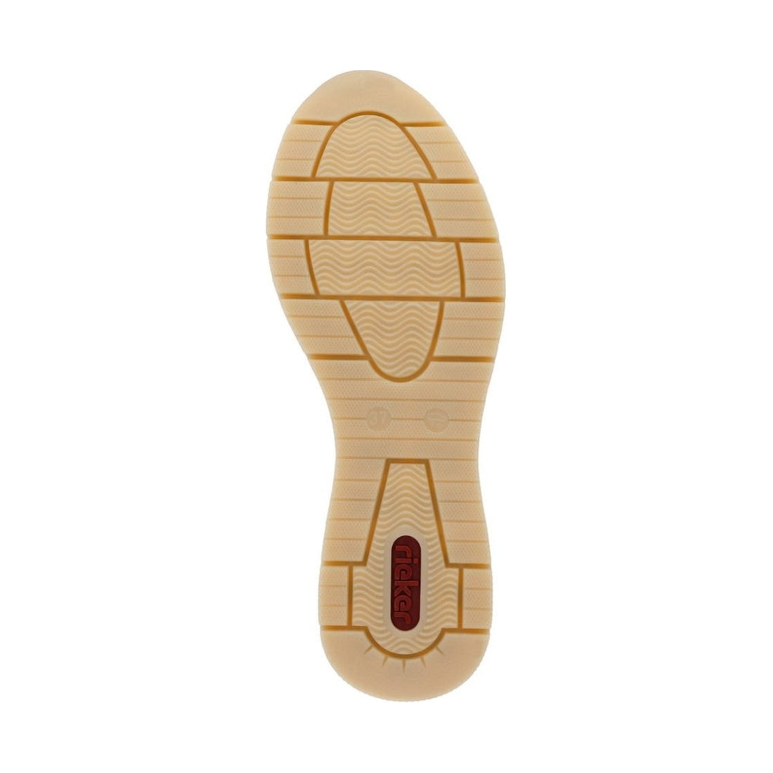 Rieker womens beige leisure trainers | Vilbury London
