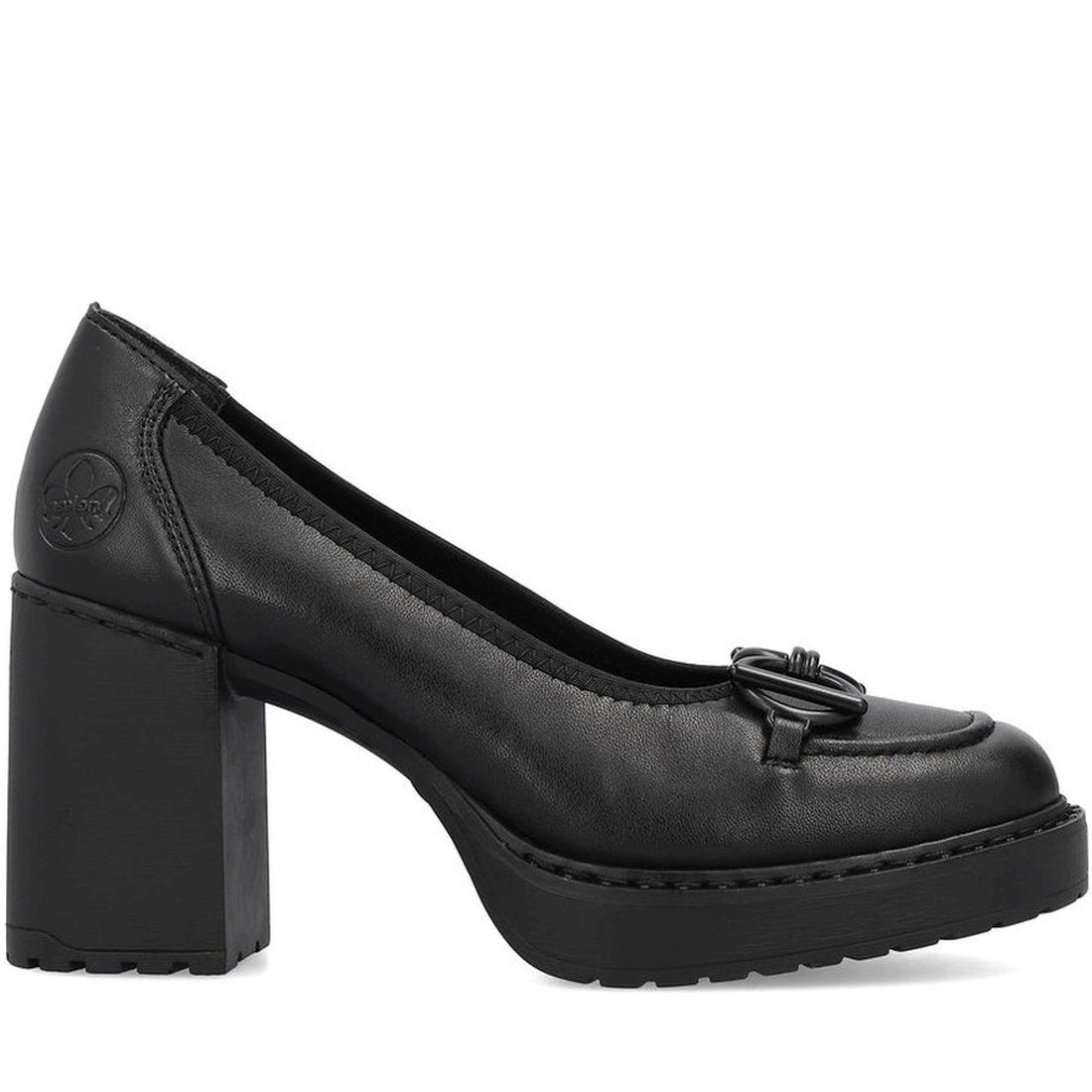 Rieker womens black elegant closed formal | Vilbury London