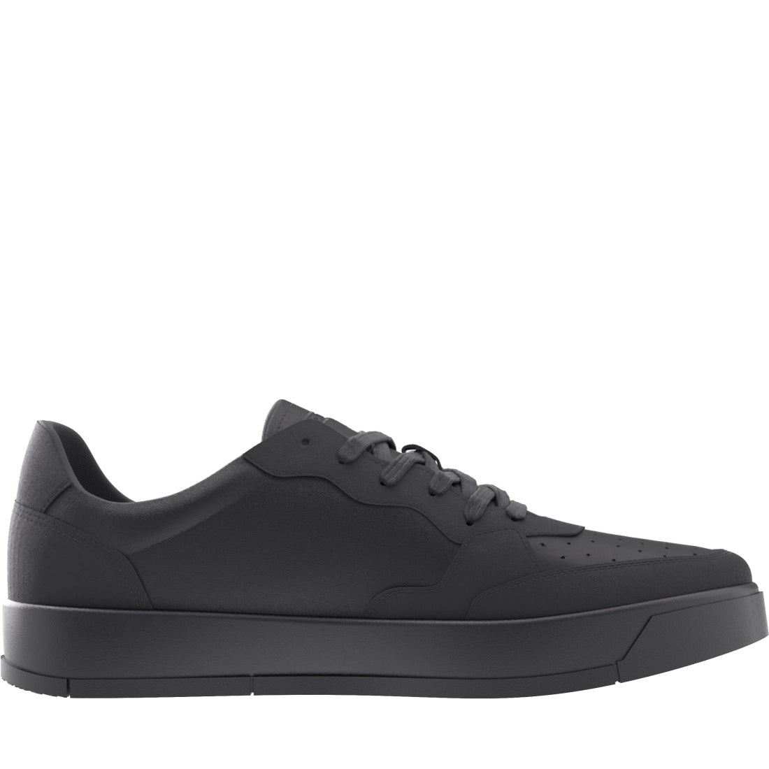 Tommy Jeans mens black retro leisure trainers | Vilbury London