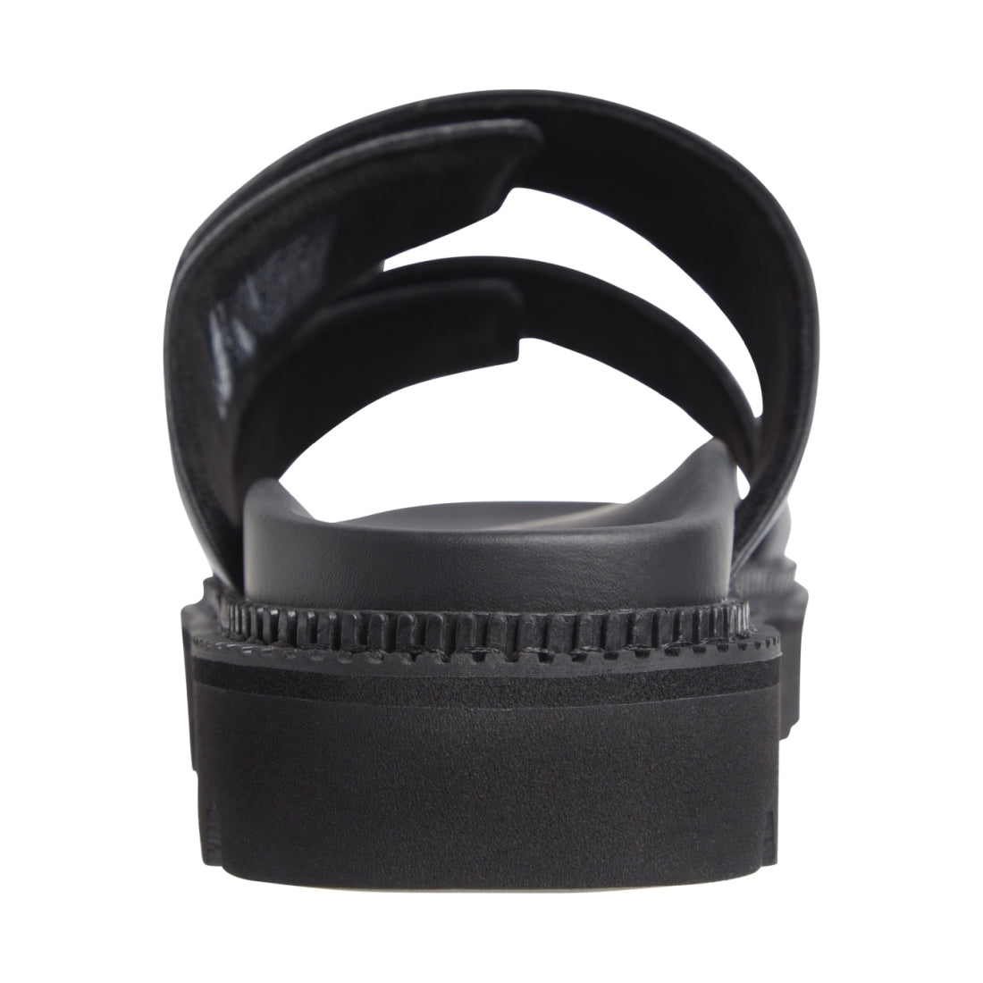 Tommy Jeans womens black puffed sandal | Vilbury London