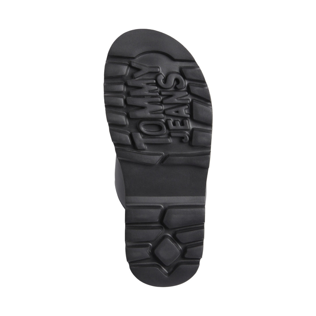 Tommy Jeans womens black puffed sandal | Vilbury London