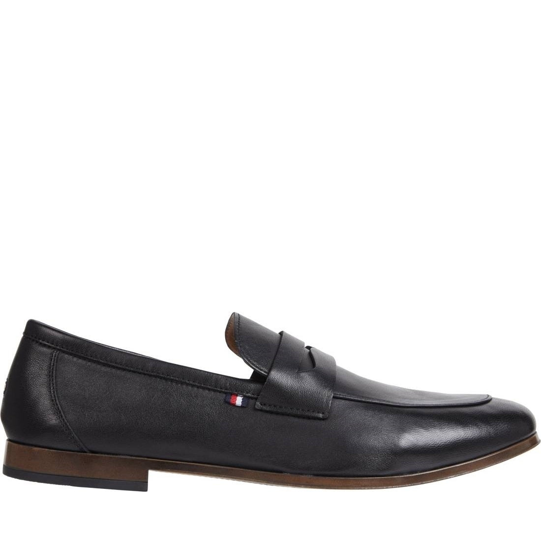 Tommy Hilfiger mens black casual light flexible loafer | Vilbury London