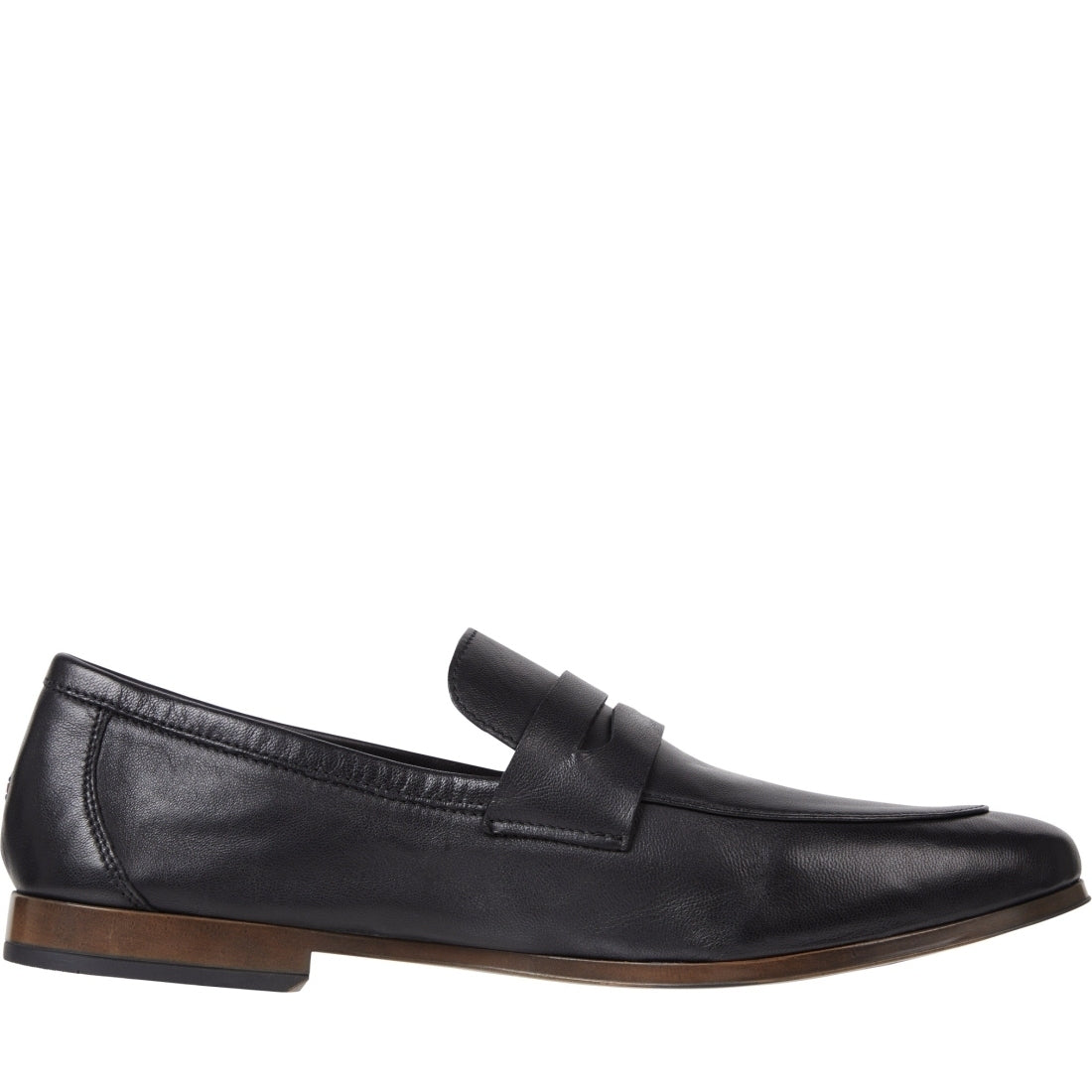 Tommy Hilfiger mens black casual light flexible loafer | Vilbury London