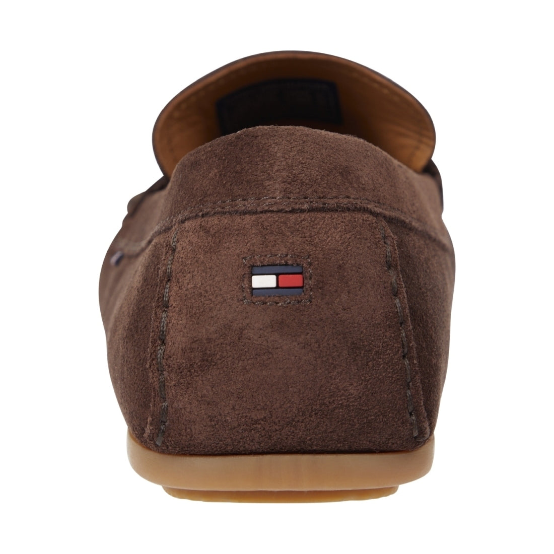 Tommy Hilfiger mens cocoa casual driver mocasins | Vilbury London