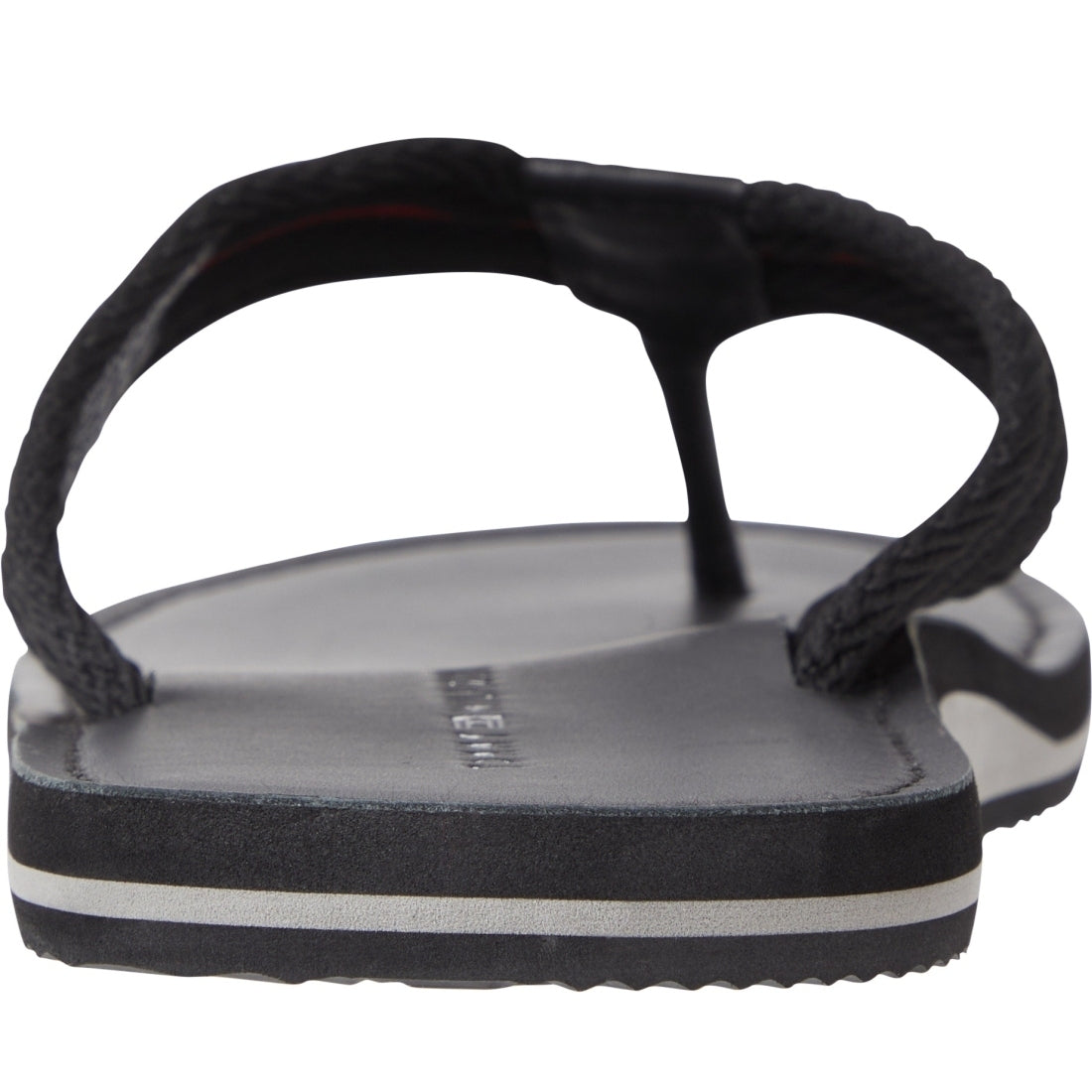 Tommy Hilfiger mens black beach sandal | Vilbury London