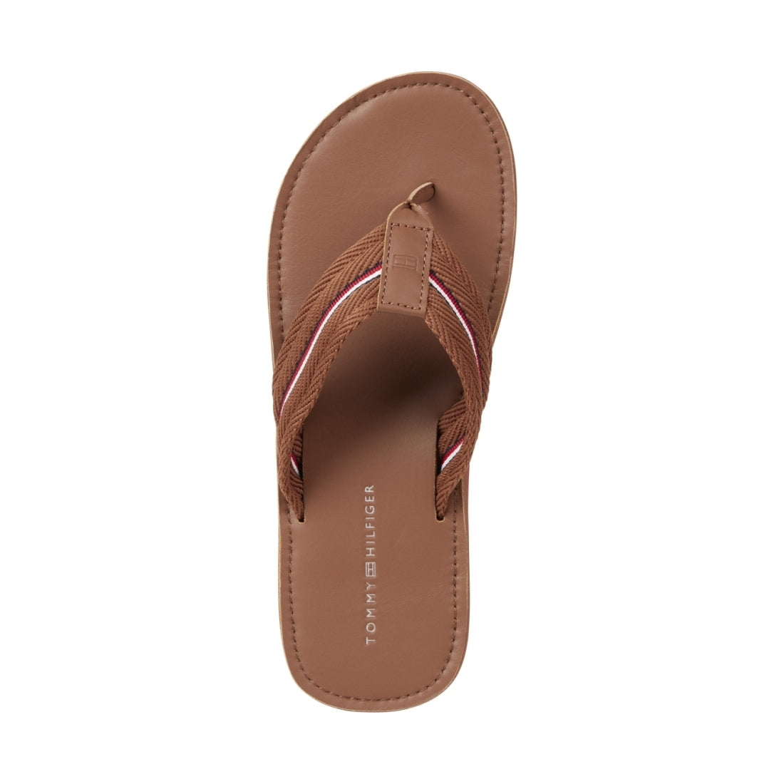 Tommy Hilfiger mens winter cognac beach sandal | Vilbury London