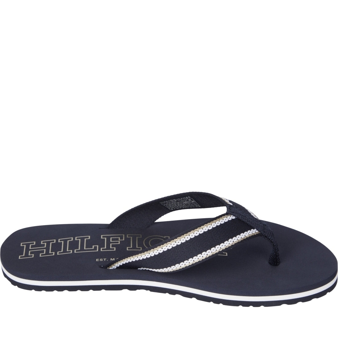 Tommy Hilfiger womens space blue beach sandal | Vilbury London