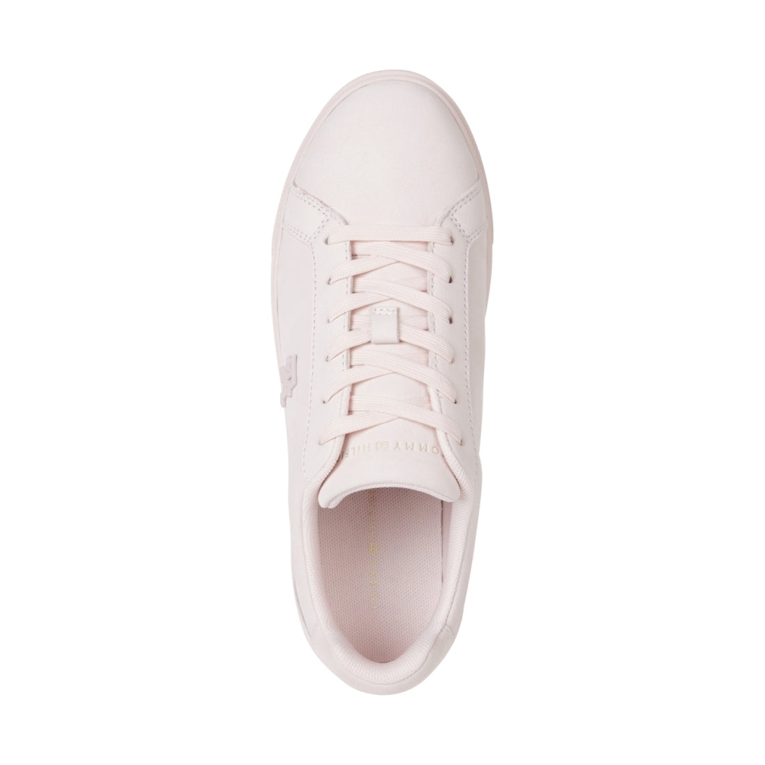 Tommy Hilfiger womens whimsy pink platform court sneaker | Vilbury London