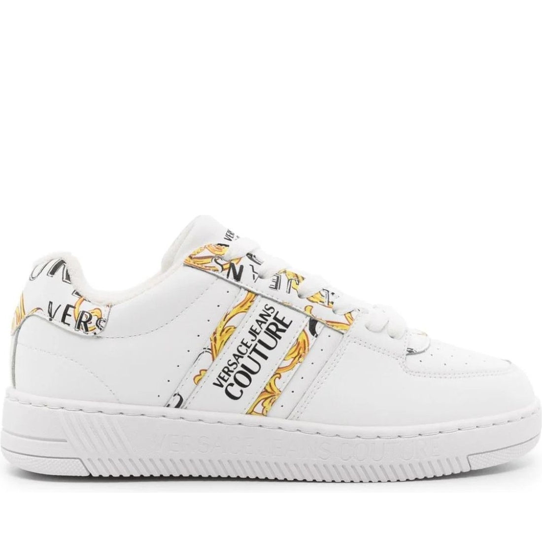 Versace Jeans Couture womens white, gold fondo meyssa