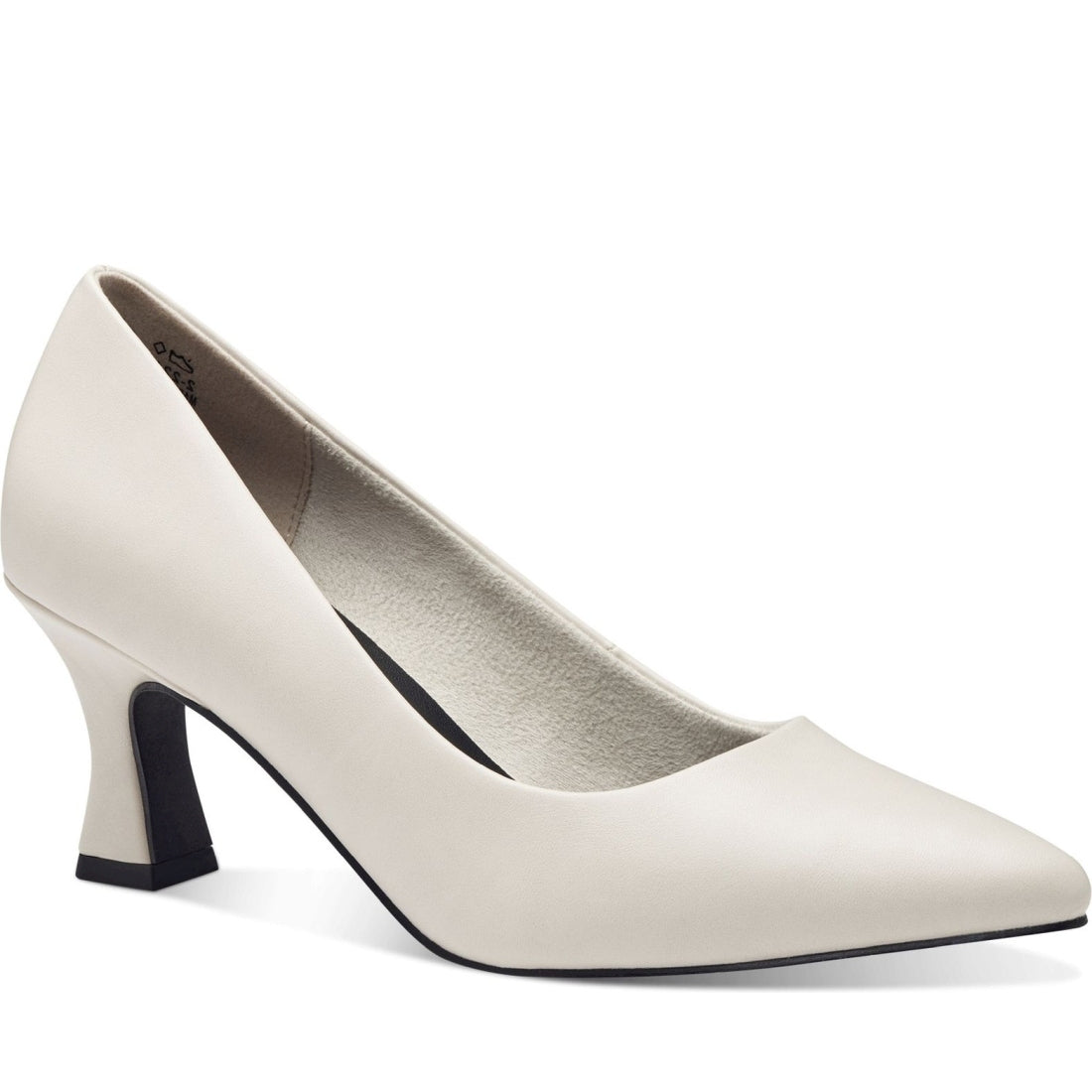 Marco Tozzi womens cream nosca high heels | Vilbury London