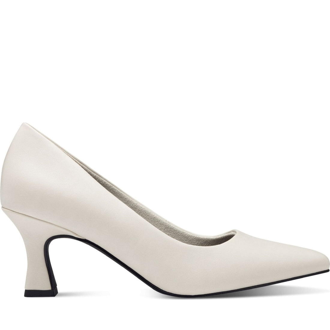 Marco Tozzi womens cream nosca high heels | Vilbury London