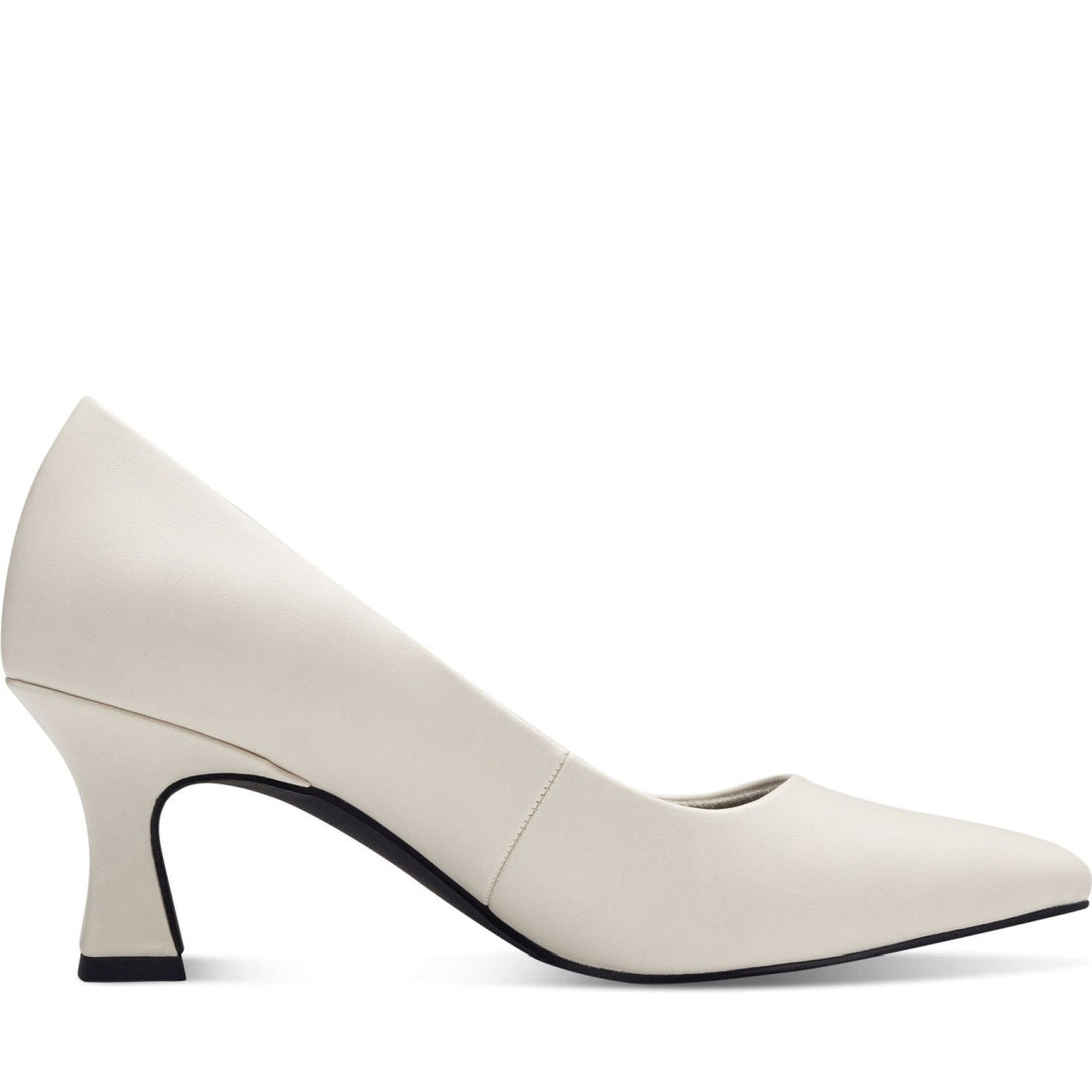 Marco Tozzi womens cream nosca high heels | Vilbury London