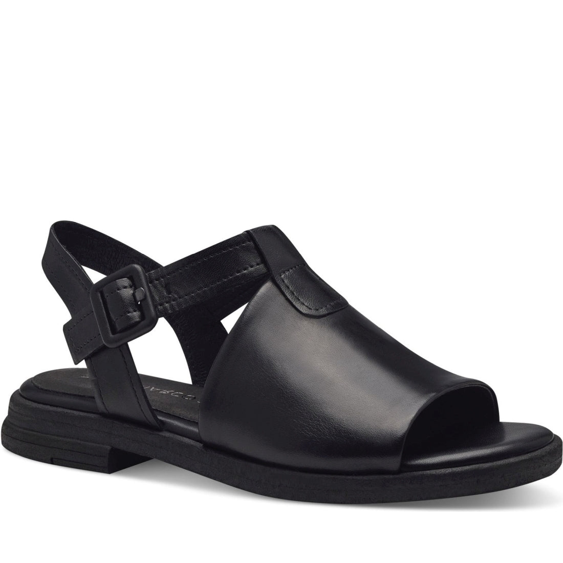 Marco Tozzi womens black ridi sandals | Vilbury London