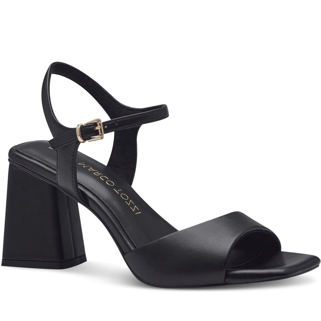 Marco Tozzi womens black navi sandals | Vilbury London