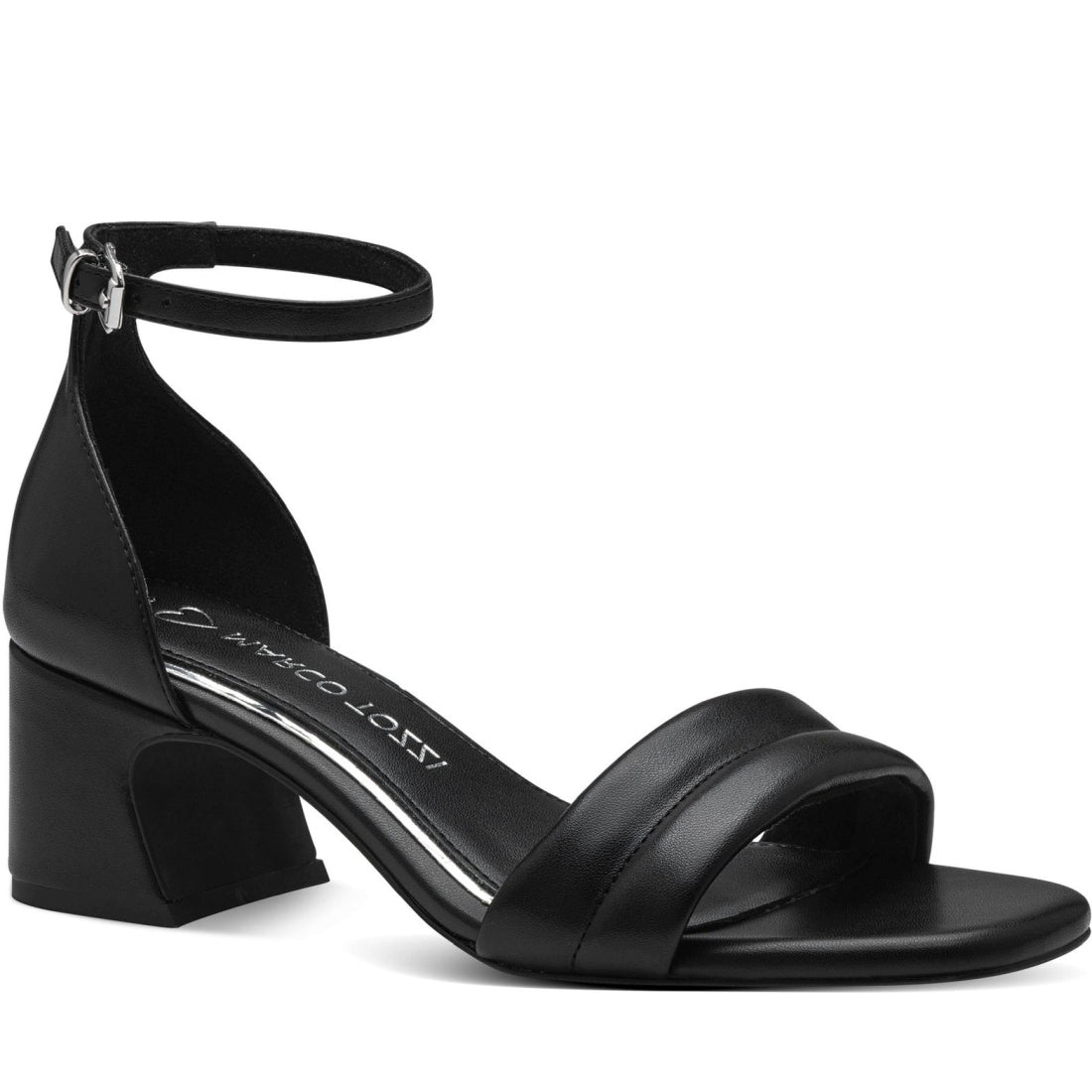 Marco Tozzi womens black liola sandals | Vilbury London