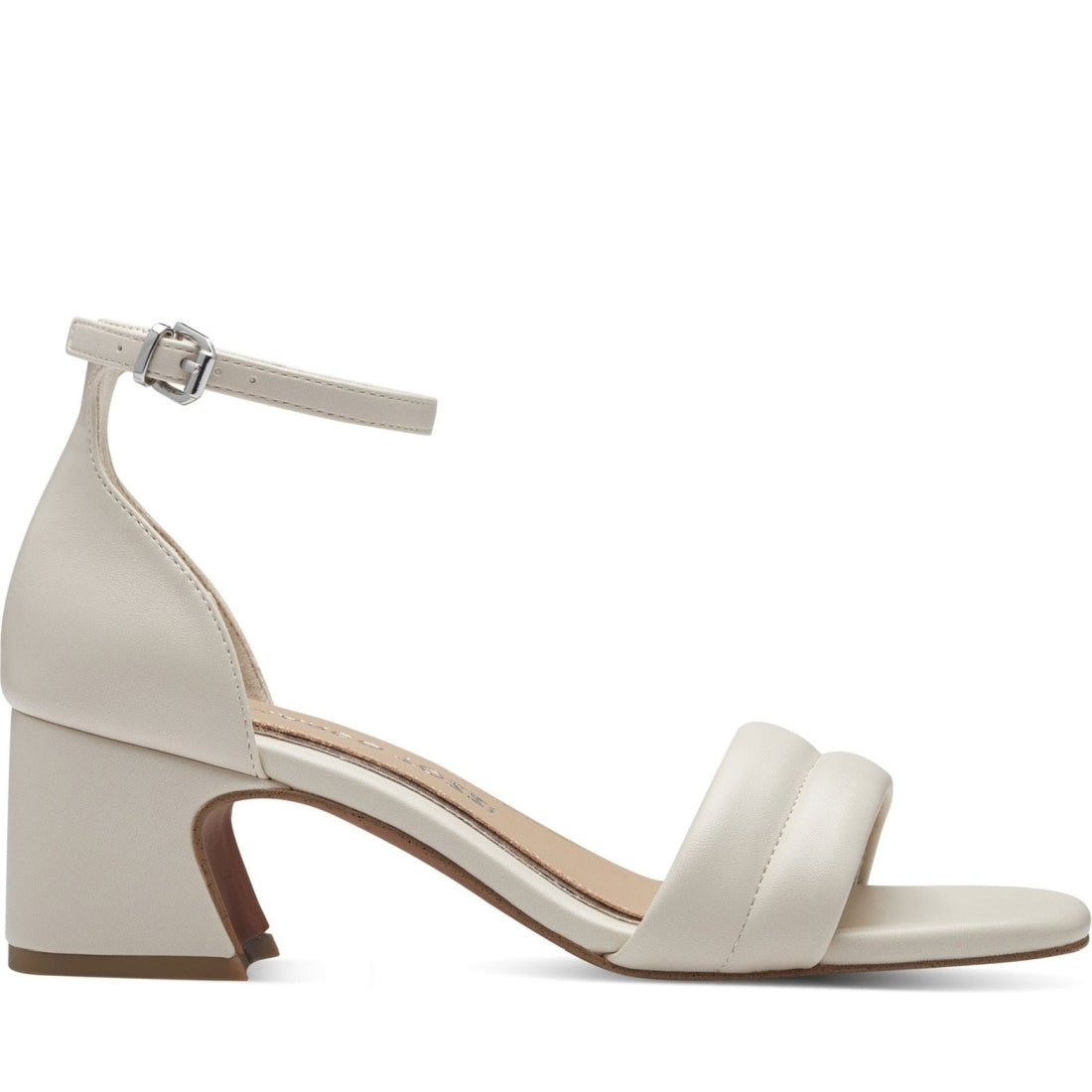 Marco Tozzi womens cream liola sandals | Vilbury London