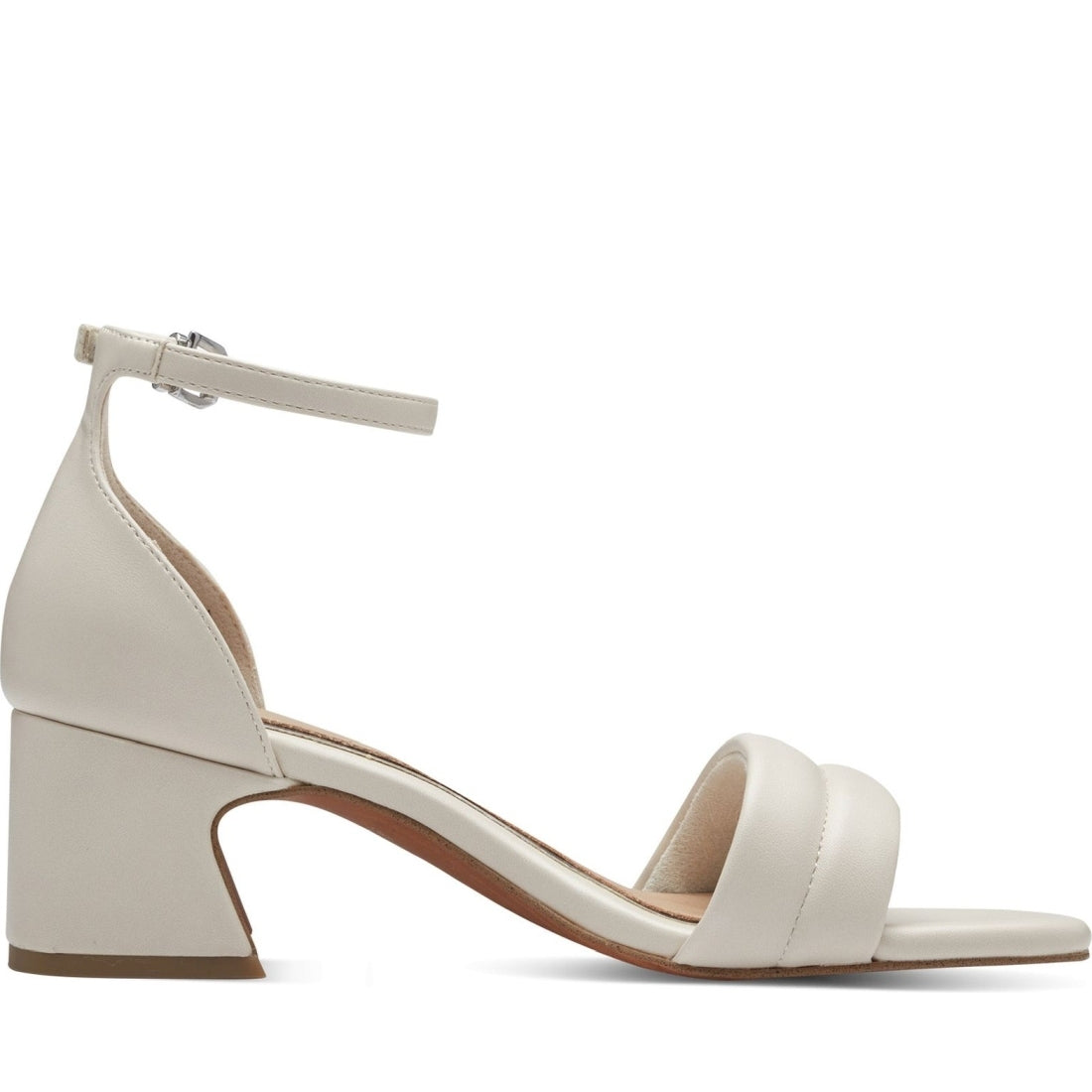 Marco Tozzi womens cream liola sandals | Vilbury London