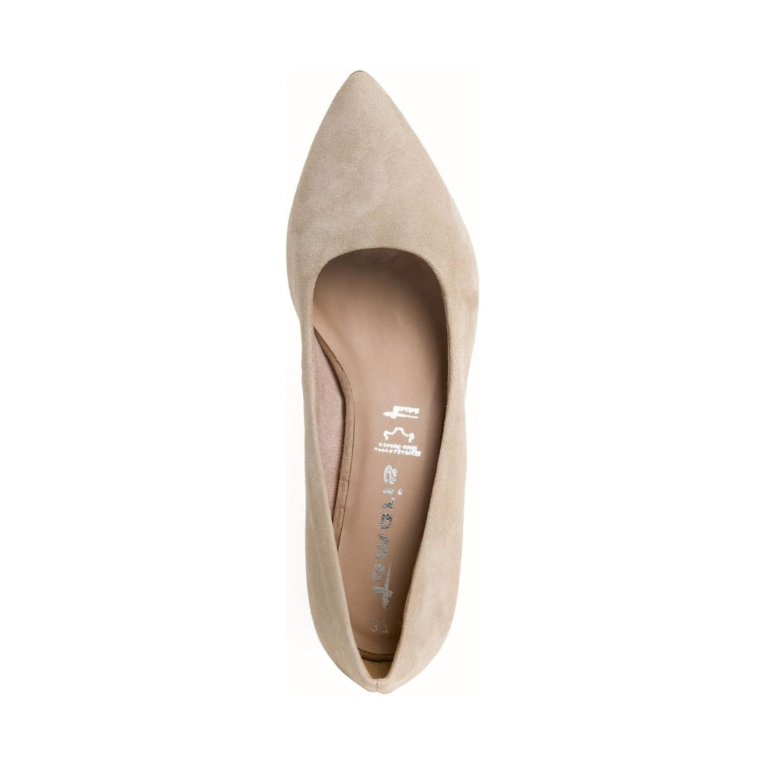 Tamaris womens ivory classic closed pumps | Vilbury London