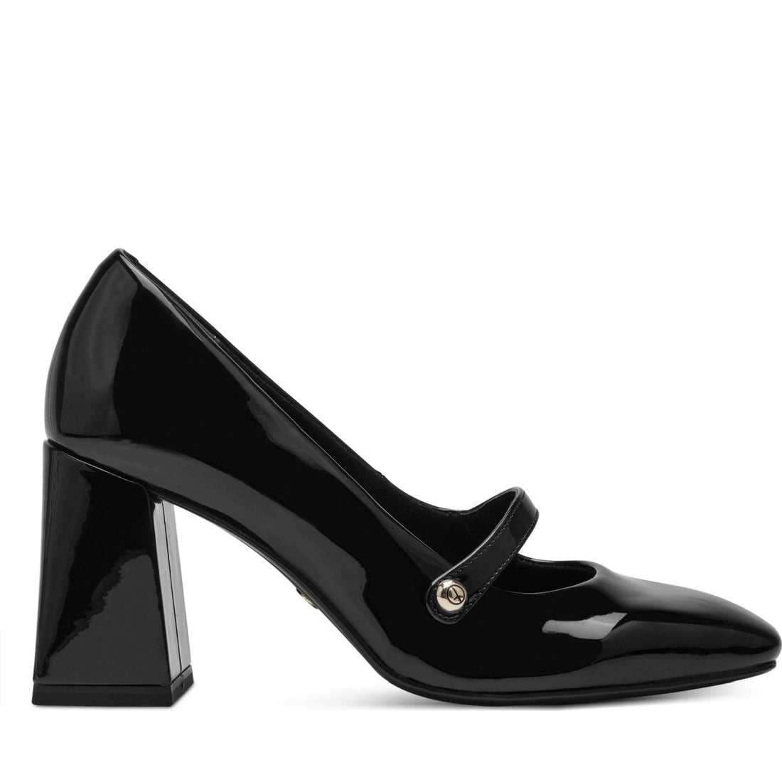 Tamaris womens black elegant closed pumps | Vilbury London