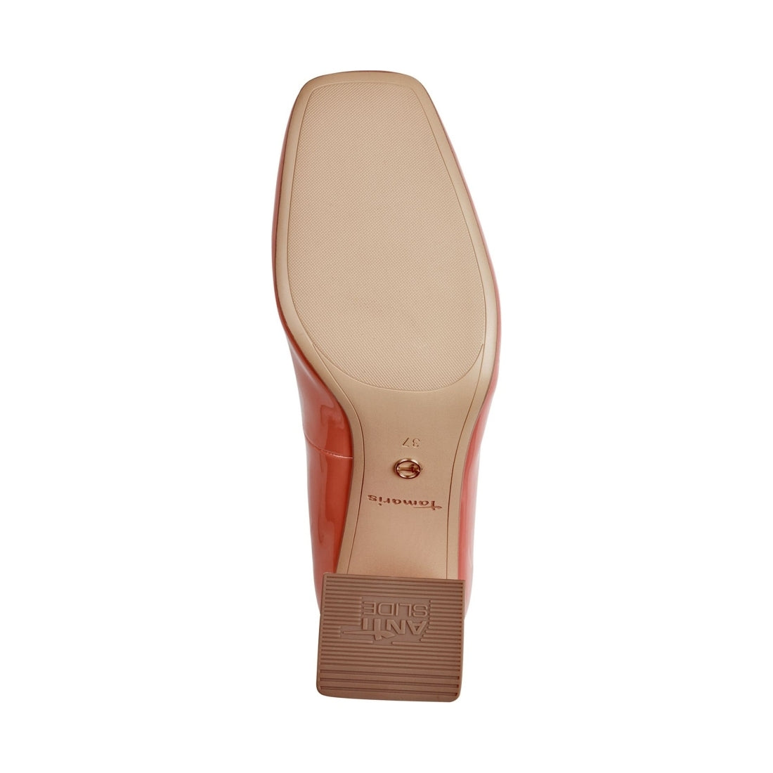 Tamaris womens orange elegant closed pumps | Vilbury London