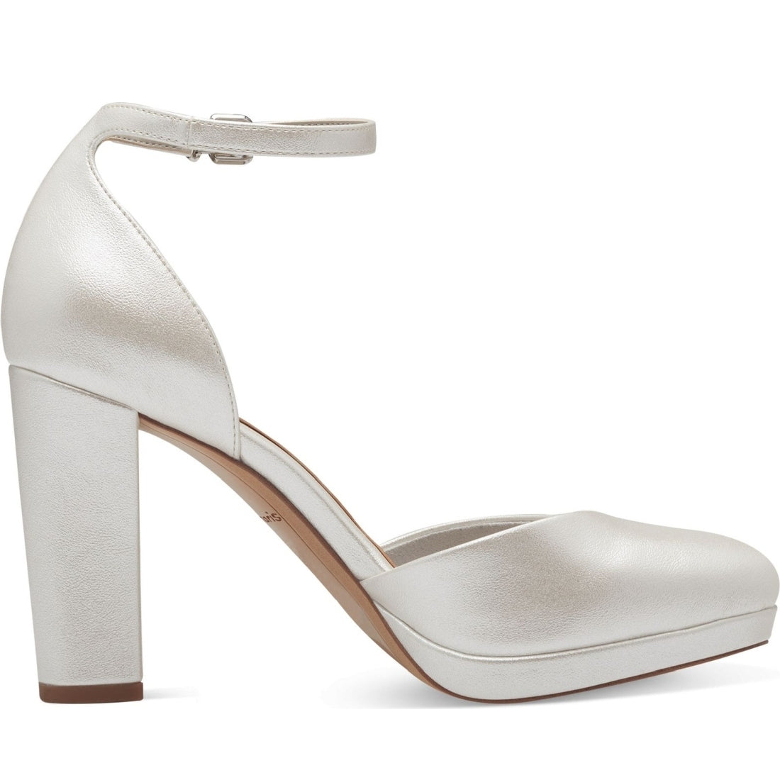 Tamaris womens pearl elegant part-open pumps | Vilbury London