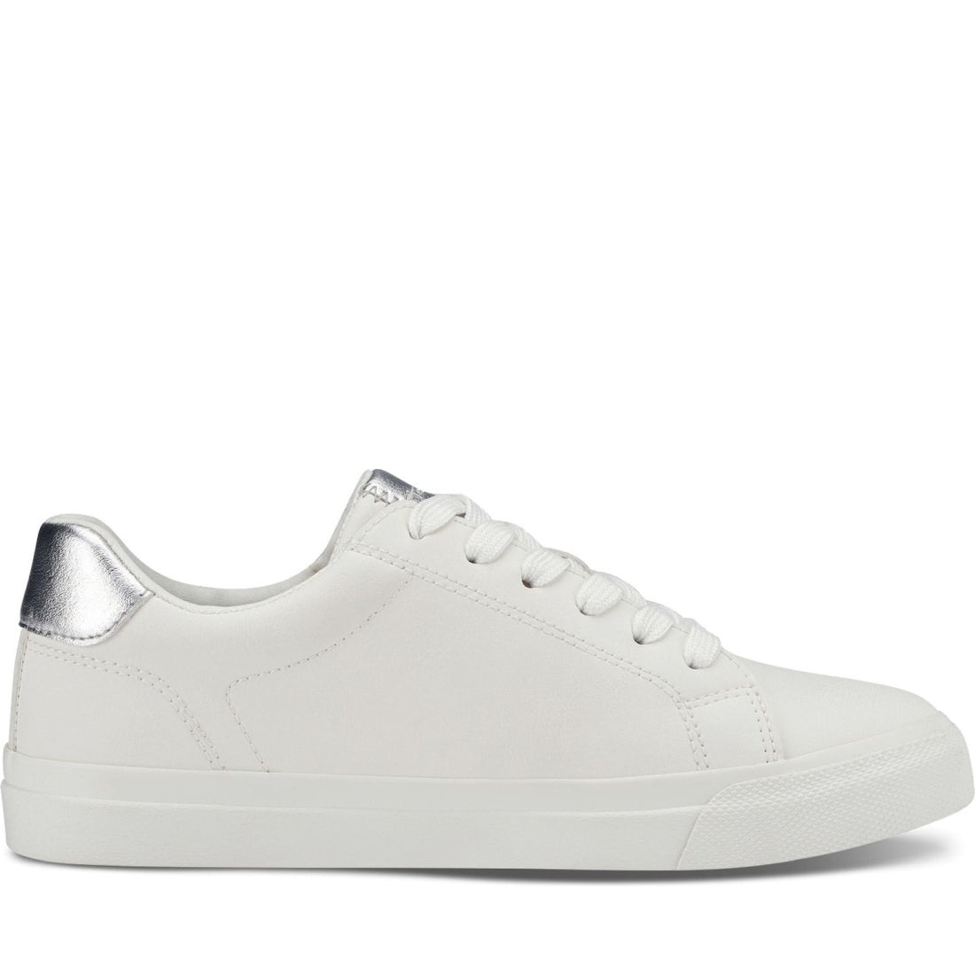 Tamaris womens white leisure trainers | Vilbury London