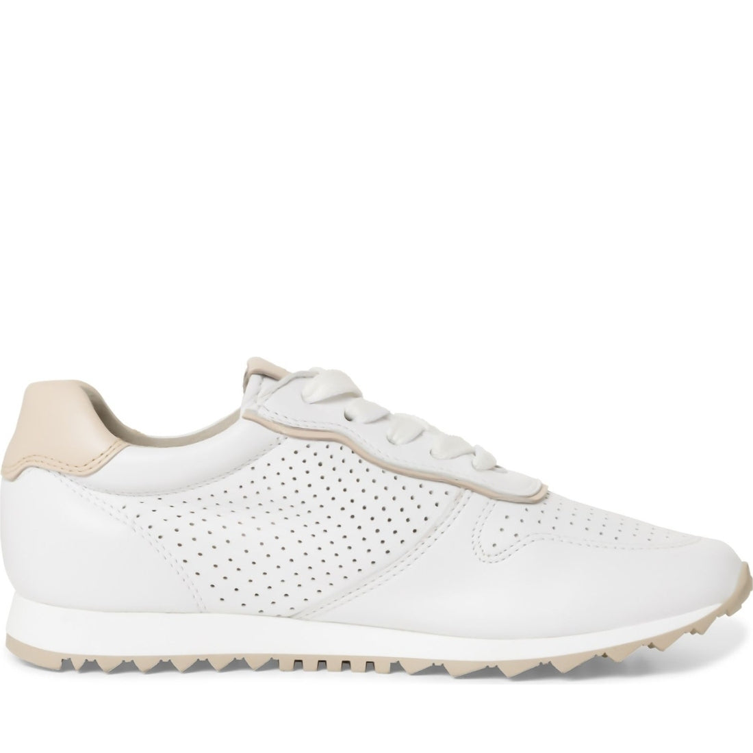 Tamaris womens white leisure trainers | Vilbury London