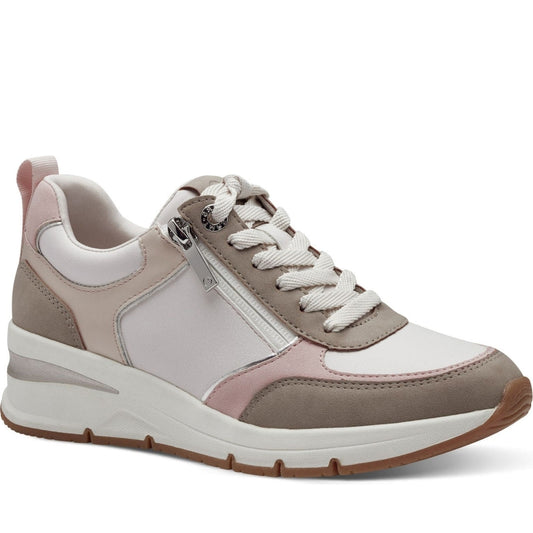 Tamaris womens rose comb leisure trainers | Vilbury London