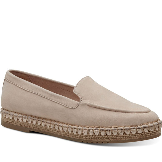 Tamaris womens nude casual closed espadriles | Vilbury London