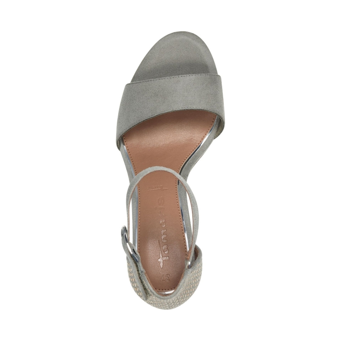 Tamaris womens sage comb casual part-open sandals | Vilbury London