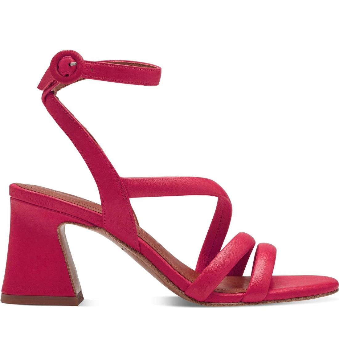 Tamaris womens pink elegant open sandals | Vilbury London