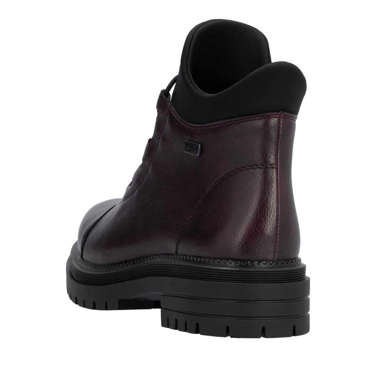 red casual closed ladies mid height boots