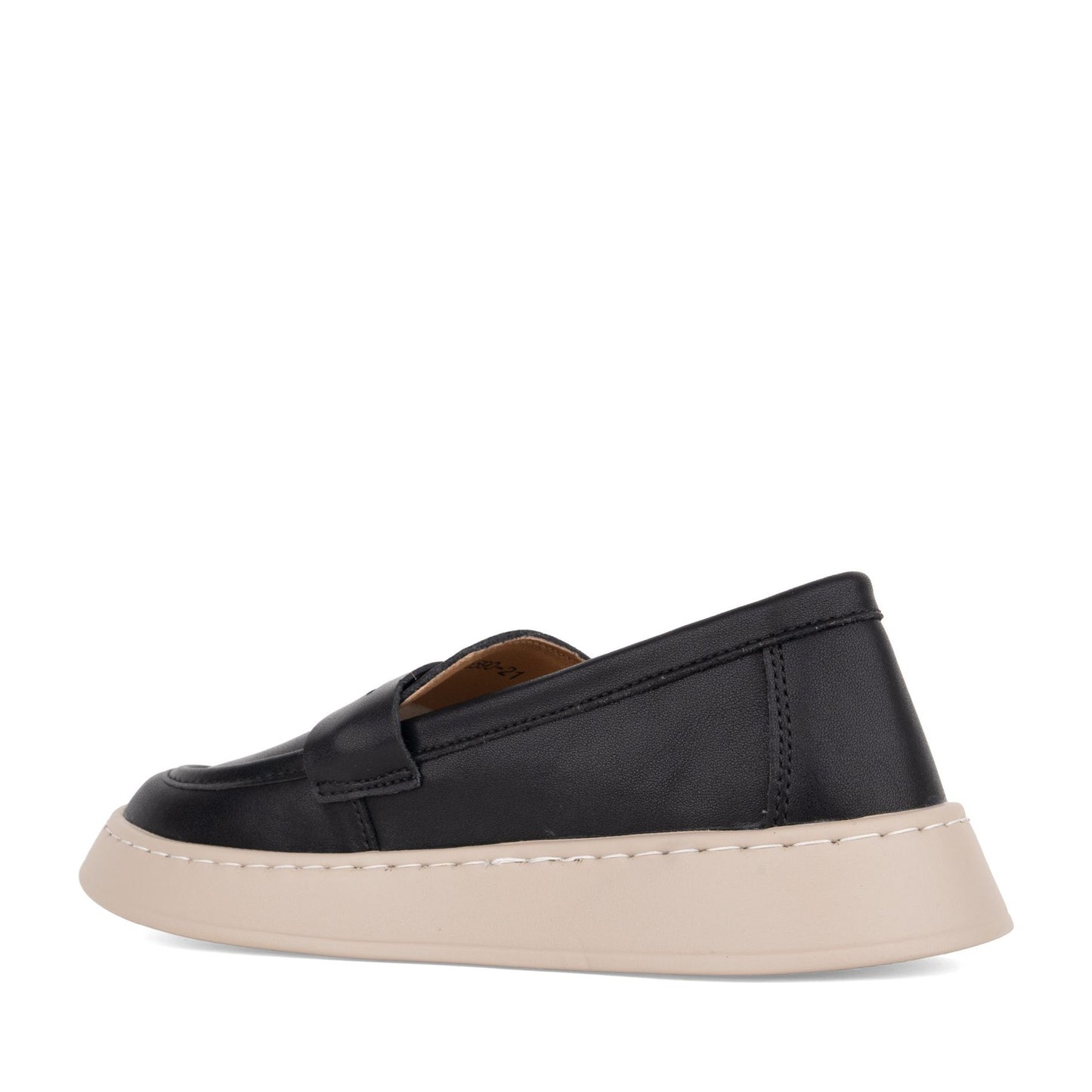Women's Black Wedge Loafers