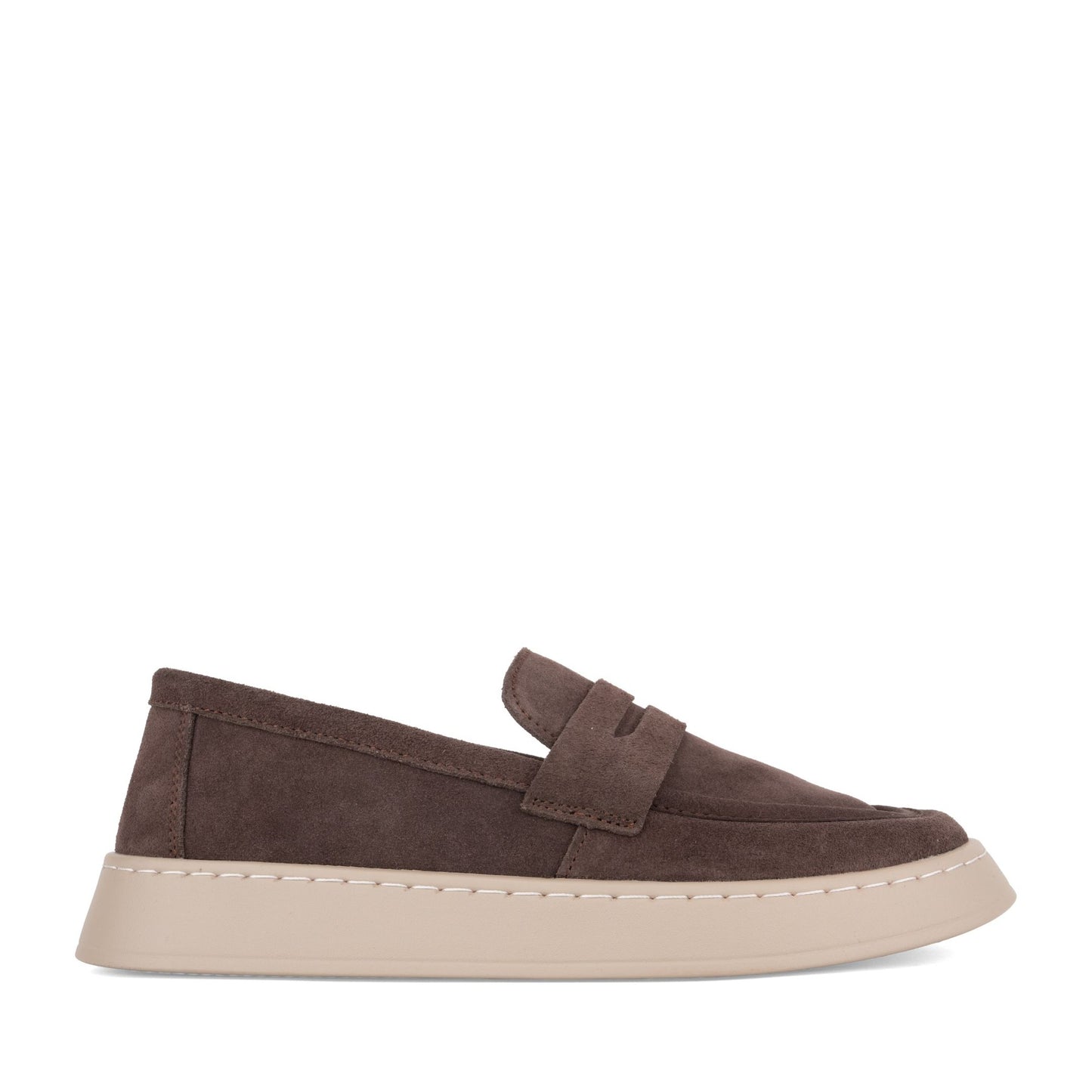 Women's Brown Wedge Loafers