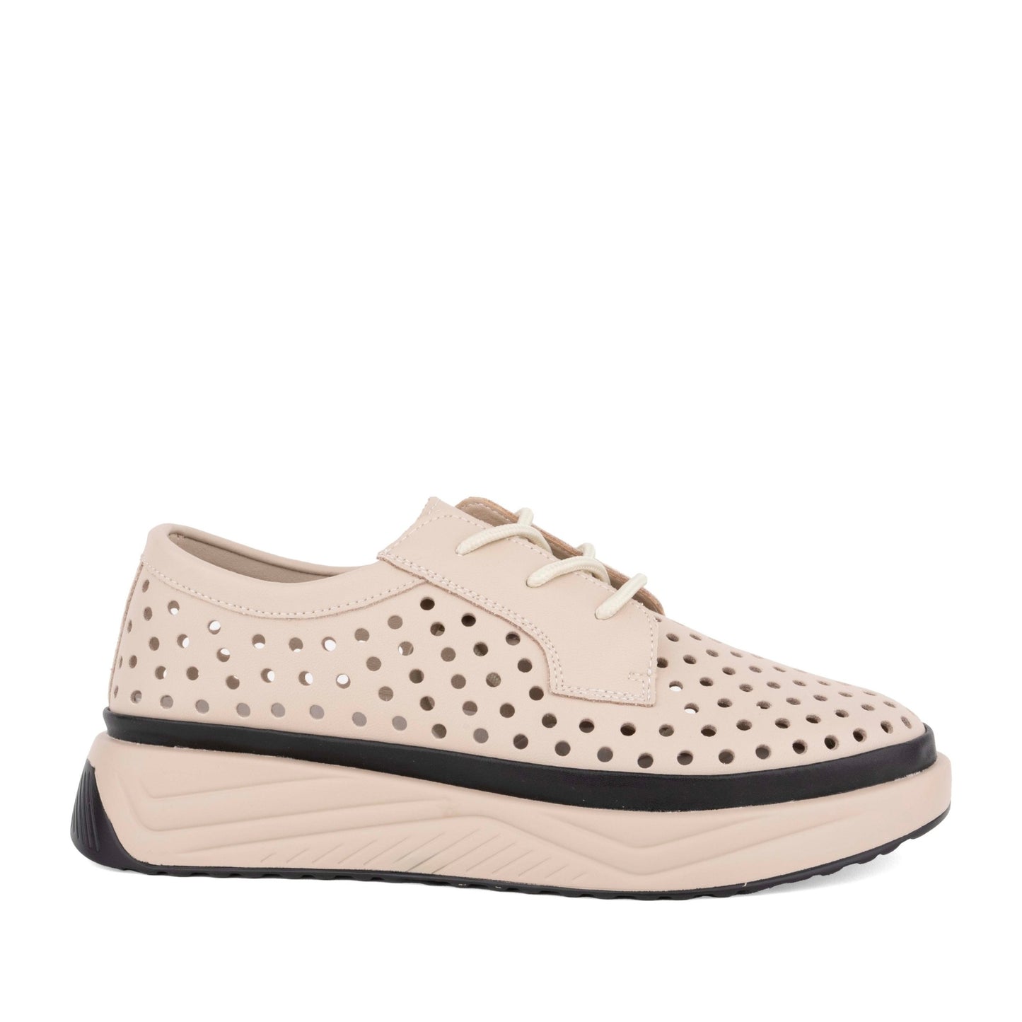 Women's Beige Wedge Fashion Sneakers
