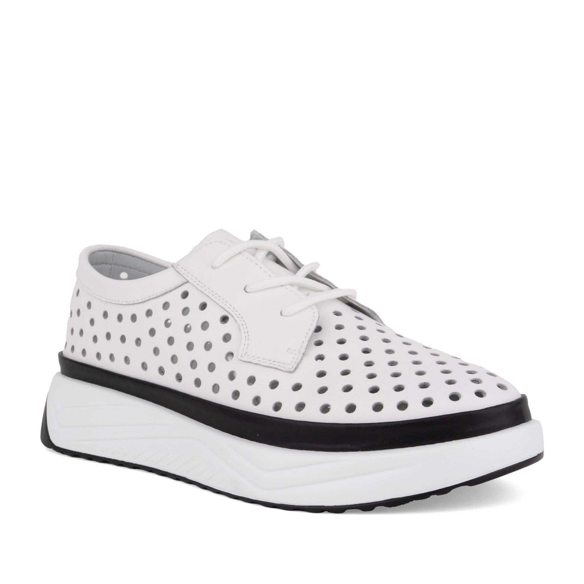 Women's White Wedge Fashion Sneakers