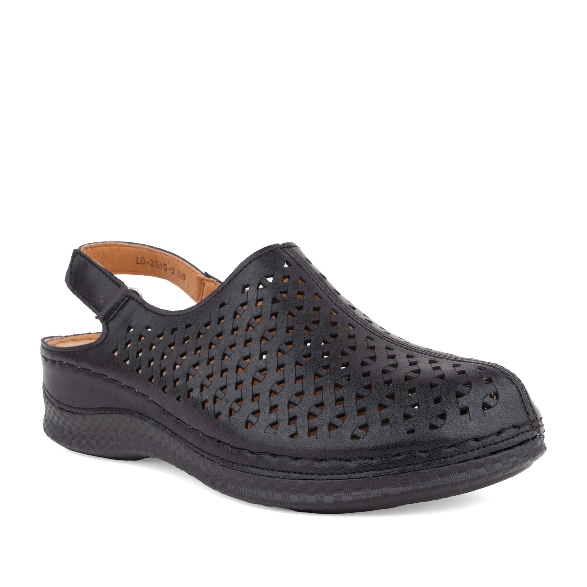 Women's Black Wedge Sandals