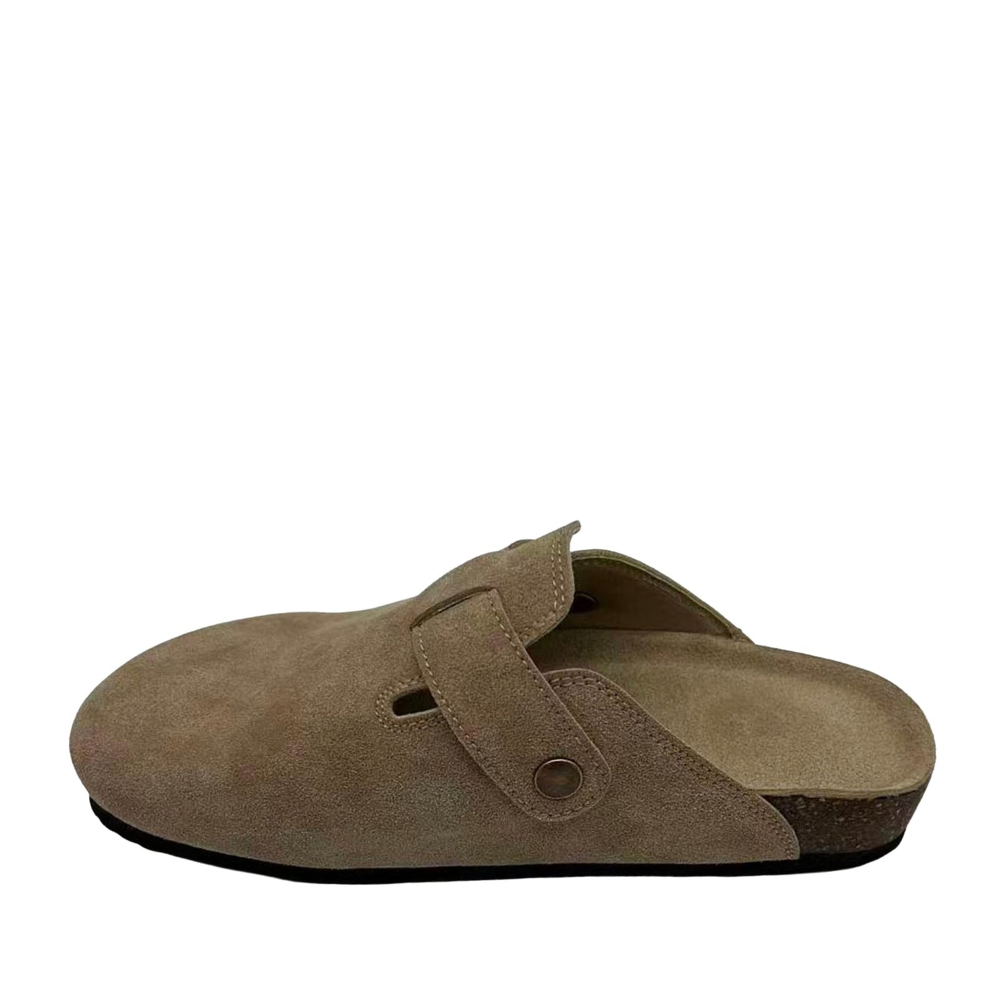 Women's Beige Mule Slippers
