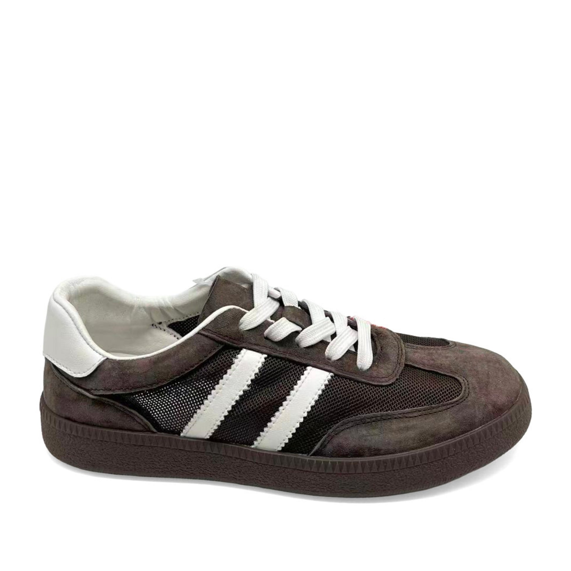 Women's Brown Wedge Fashion Sneakers