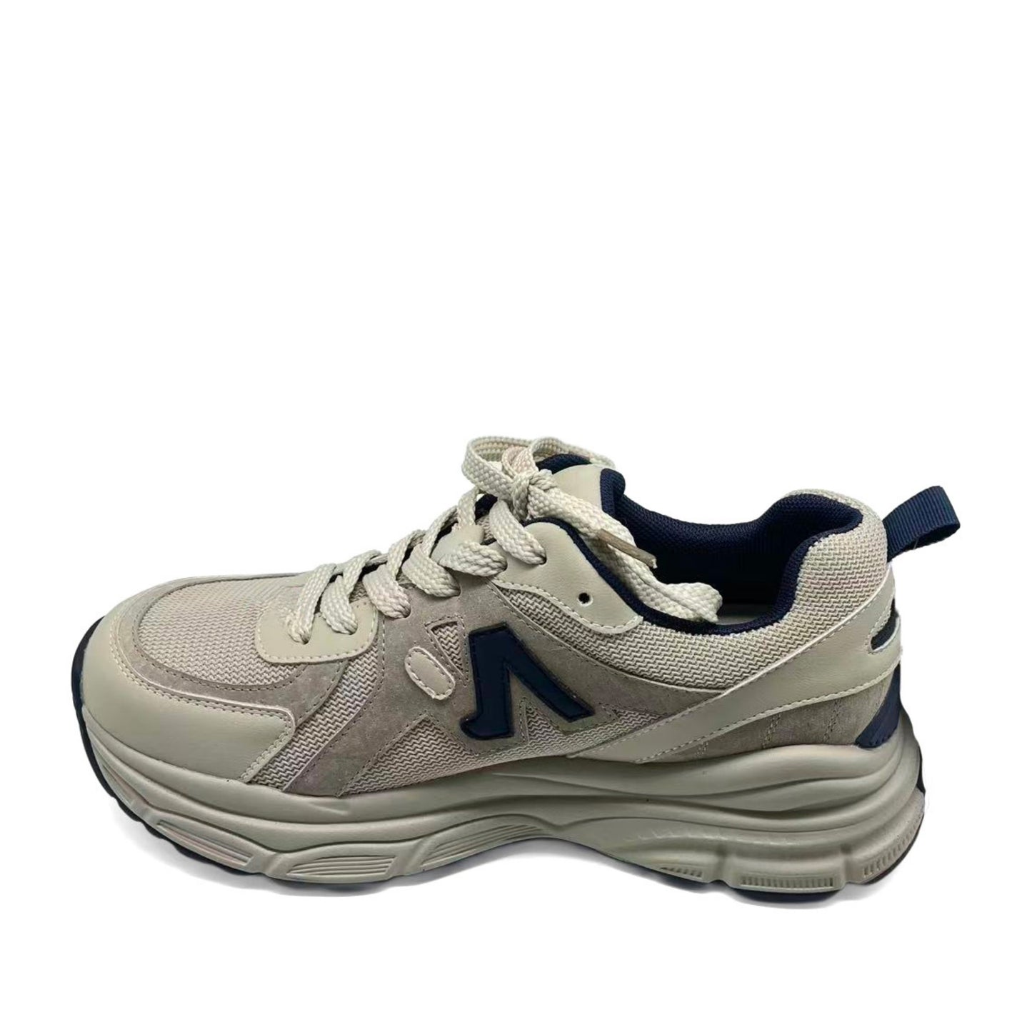 Women's Gray Wedge Fashion Sneakers