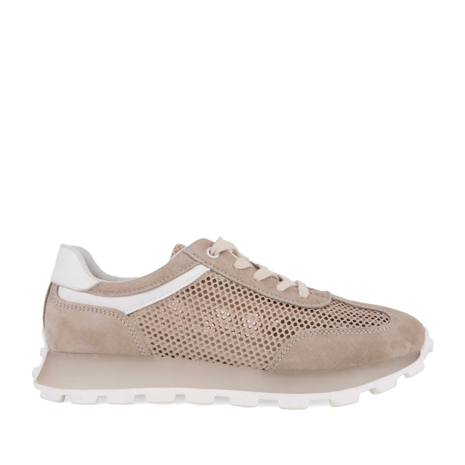 Women's Beige Wedge Fashion Sneakers